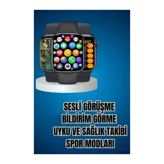 Kaliteli Akıllı Saat ve Kaliteli Bluetooth Kulaklık ANC Özelliği Uzun Pil Ömrü