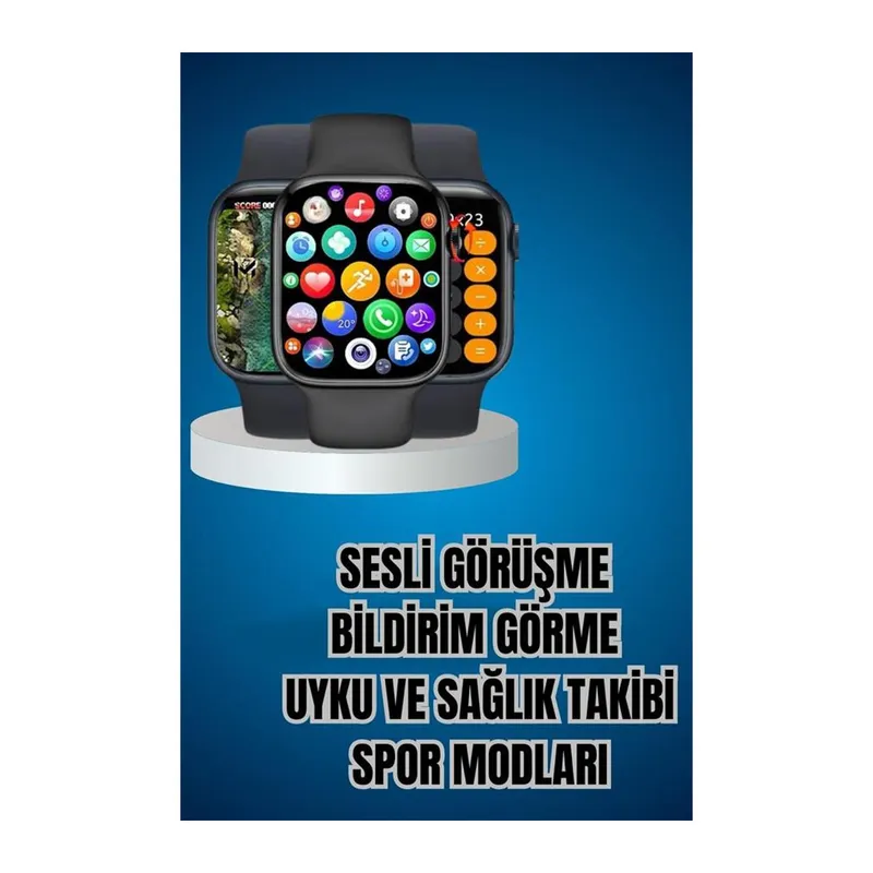 Kaliteli Akıllı Saat ve Kaliteli Bluetooth Kulaklık ANC Özelliği Uzun Pil Ömrü