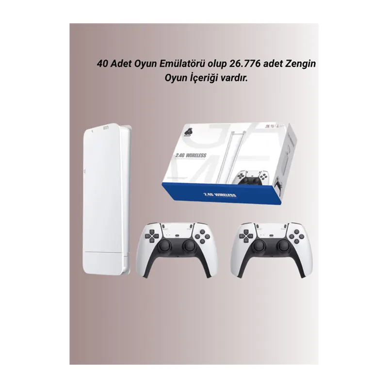 HDMI Çıkışlı Çift Kablosuz Kollu Retro Game Stick – M15