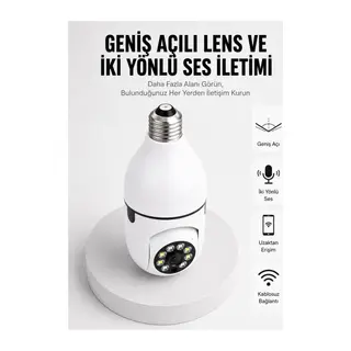 Akıllı Güvenlik Kamerası Full HD Görüntü ve Gece Görüş Özellikli Yeni Nesil