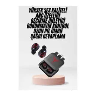 Kablosuz Şarj Göstergeli Powerbank Özellikli Bluetooth Kulaklık Çağrı Cevaplayabilen