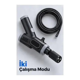 Çok Amaçlı Şarjlı Araba Yıkama Cihazı Köpük Şişeli Set