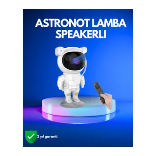 Ayarlanabilir Parlaklık ve Zamanlayıcı Modlu Astronot Lamba