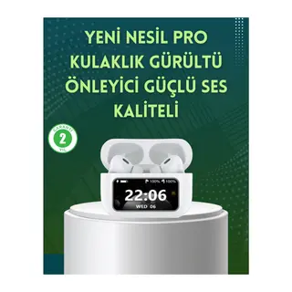 Yüksek Bass ve Güçlü Ses Özellikli Akıllı Bluetooth Kulaklık Dokunmatik Kontrol
