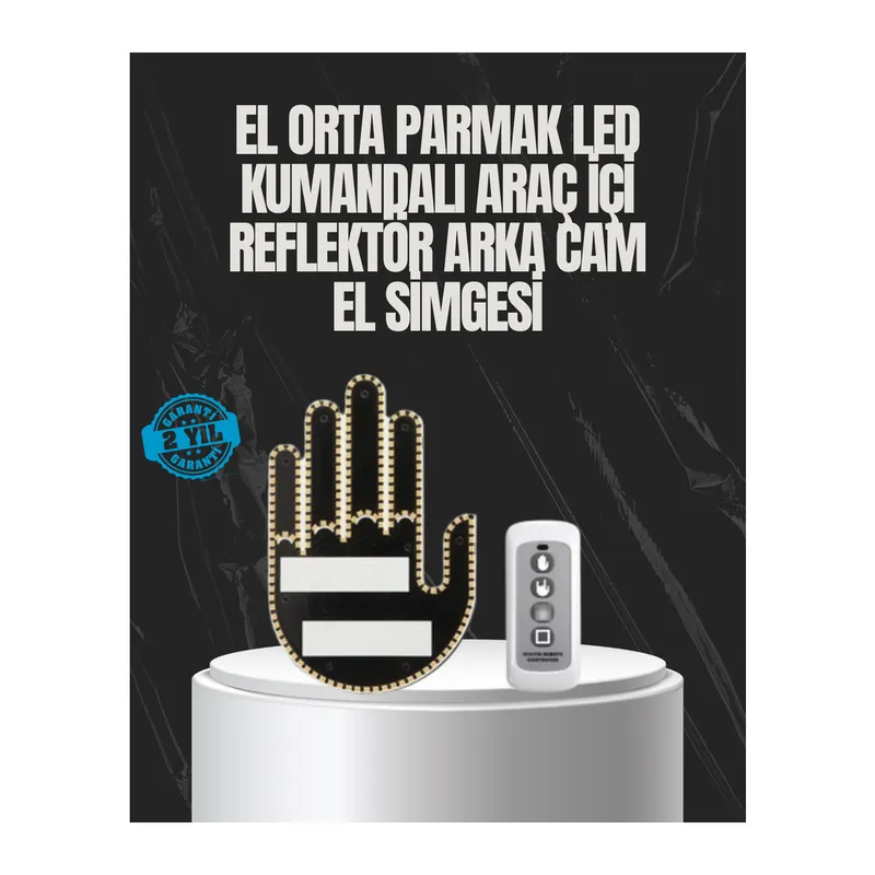 Uzaktan Kumandalı LED El Park Uyarı Cihazı 2025 Model A Kalite