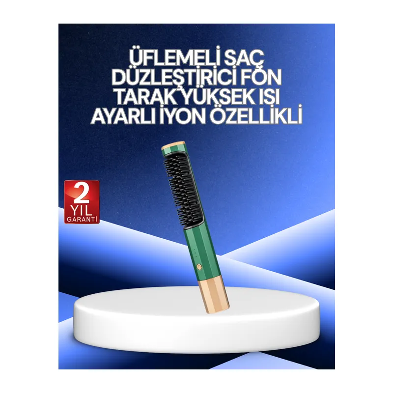 3’ü 1 Arada Saç Şekillendirme Seti – Kurutma, Düzleştirme, Tarama