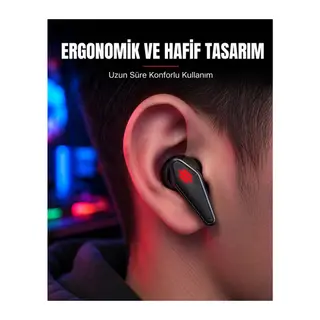 Led Işıklı Kablosuz Kulaklık Ergonomik Tasarım Yeni Nesil