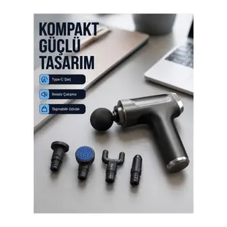 Kas Yorgunluğu Giderici Vücut Masaj Tabancası Yeni Nesil