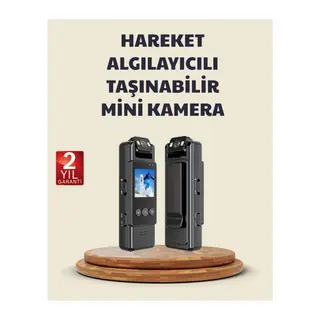 128GB Destekli Hareket Algılamalı Mini Kamera