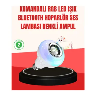 Akıllı LED Ampul – E27 Uyumlu ve Müzik Çalarlı Tasarım