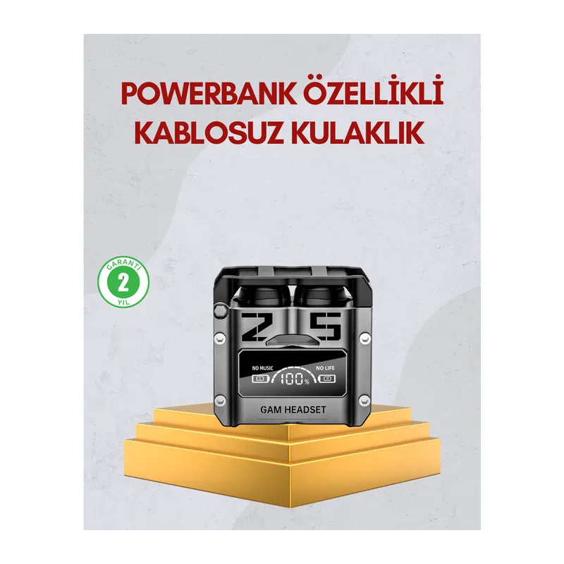 Bluetooth 5.0 Kulak İçi Kulaklık Mikrofonlu Kablosuz Model