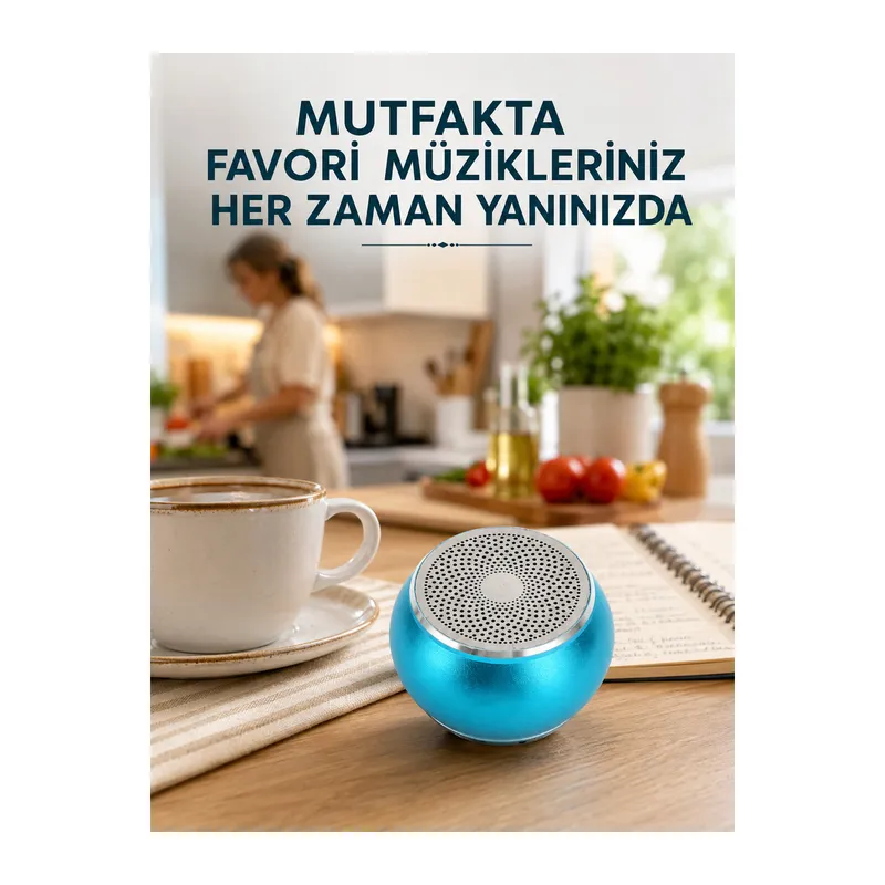Kablosuz Bluetooth Hoparlör | 2-3 Saat Kesintisiz Müzik Keyfi Yeni Nesil
