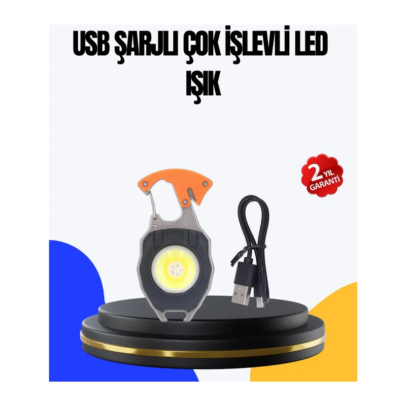 Kamp ve Doğa Yürüyüşü İçin Çok Fonksiyonlu Fener