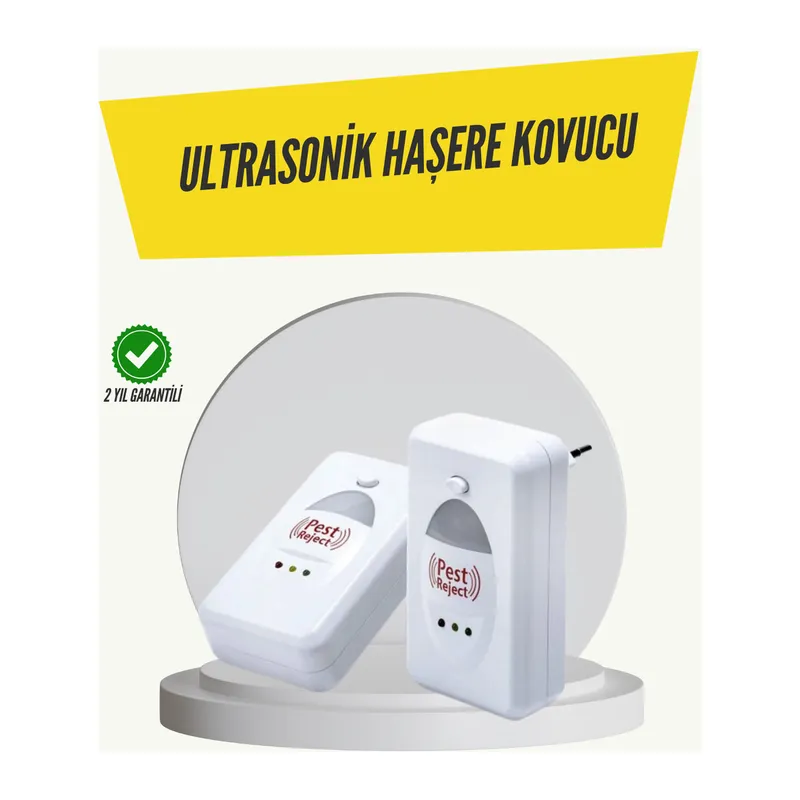 Ultrasonik Haşere Kovucu Cihaz 150 m2 Etki Alanı