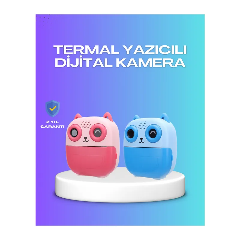 2.4 İnç Ekranlı Çocuk Fotoğraf Makinesi 6X Zoom Özellikli
