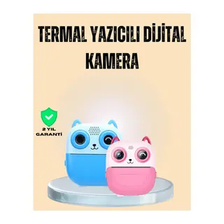 Çocuklar İçin Eğlenceli Dijital Kamera 1300mAh Şarjlı