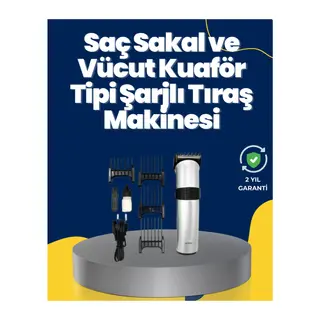 5 Farklı Kesim Tarağıyla Gelen Çok Amaçlı Tıraş Cihazı