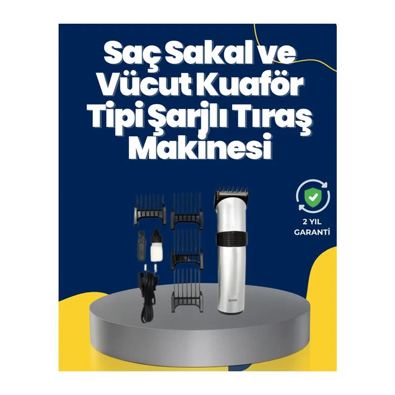 5 Farklı Kesim Tarağıyla Gelen Çok Amaçlı Tıraş Cihazı