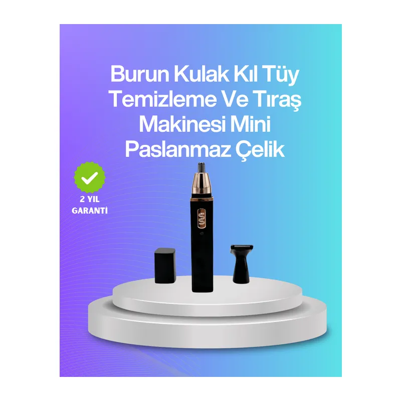 Sessiz çalışan tüy düzeltici burun ve kulak makinesi