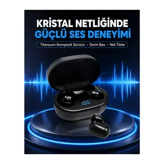 Titanyum Hoparlörlü Kablosuz Bluetooth Kulaklık Yeni Nesil