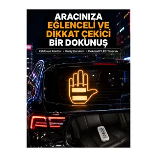 Uzaktan Kumandalı Çok Fonksiyonlu Araç Led Işığı