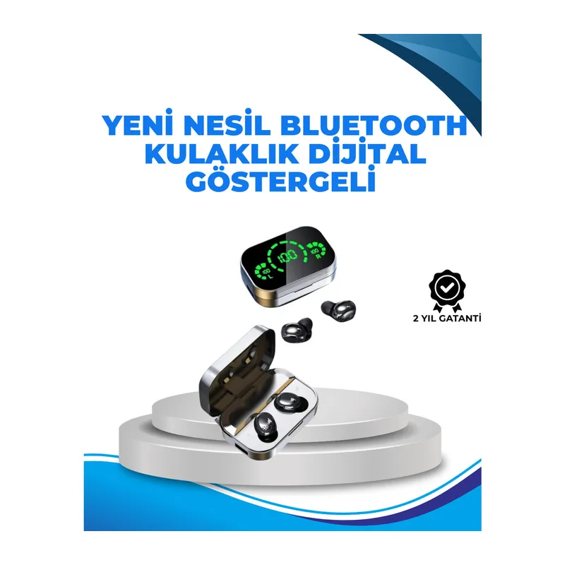Gürültü Engelleyici Bluetooth Kulaklık – Akıllı Ekranlı, HiFi Ses Kalitesi