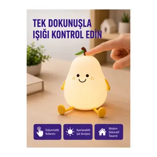 Dekoratif Armut LED Lamba Renk Ayarlı Şarj Edilebilir