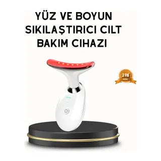 Boyun ve Gıdı Toparlayıcı EMS Cilt Sıkılaştırıcı 7000 Titreşim Isı Terapisi
