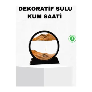 Dekoratif Kum Saati – Şık Masa Üstü Aksesuar, Dayanıklı Malzeme, Modern ve Klasik Tasarım