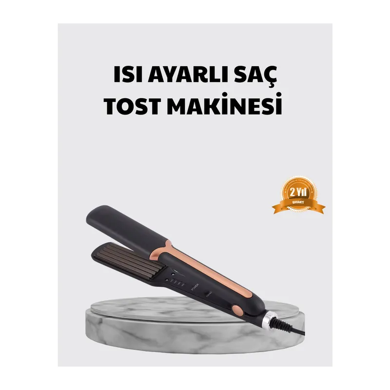 Tost Model Saç Şekillendirici Hızlı Isınan Isı Ayarlı