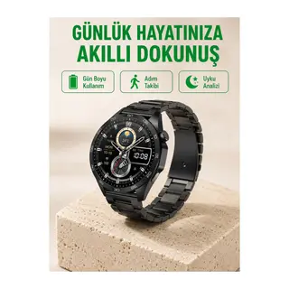 Bluetooth Akıllı Saat – Nabız, Adım Sayar, Uyku Takibi ve Spor Modlarıyla Akıllı Yaşam Asistanı