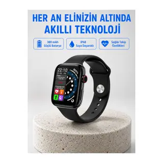 Yüksek Çözünürlüklü 1.9" Akıllı Saat – 5-6 Gün Aktif Kullanım, Şık ve Modern Tasarım
