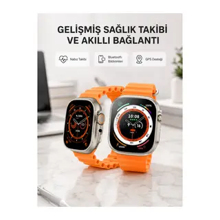 Kordonlu Akıllı Saat – Sesli Görüşme, GPS, Nabız ve Uyku Takibi