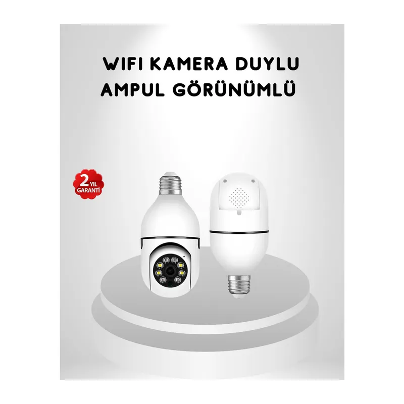 Akıllı Duylu 360° Güvenlik Kamerası – PTZ Özellikli, Uzaktan Kontrollü Akıllı Kamera