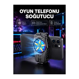 Taşınabilir Şarjlı Telefon Soğutucu – Sessiz Fan Motoru ile Yüksek Performans Koruma