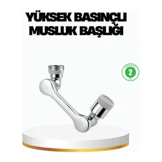 Üç Segmentli 1080 Derece Musluk Aparatı Esnek Döner Havalandırıcı Pratik Kullanım