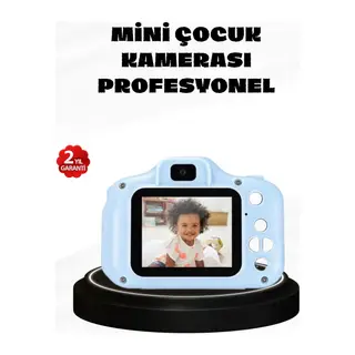 Çocuklar İçin Mini Dijital Kamera – 1080p HD, 2.0 İnç Ekran, Komik Filtreli ve Şarjlı