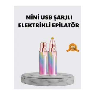 Mini Yüz ve Kaş Epilatörü – 8000 RPM Güçlü Motor ve Paslanmaz Çelik Başlık
