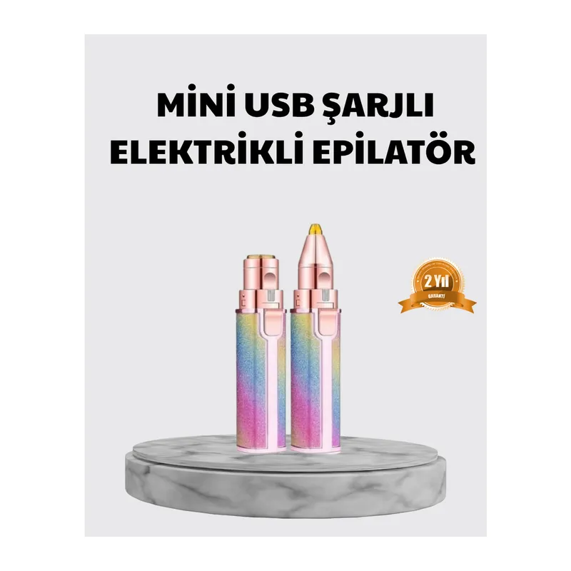Mini Yüz ve Kaş Epilatörü – 8000 RPM Güçlü Motor ve Paslanmaz Çelik Başlık
