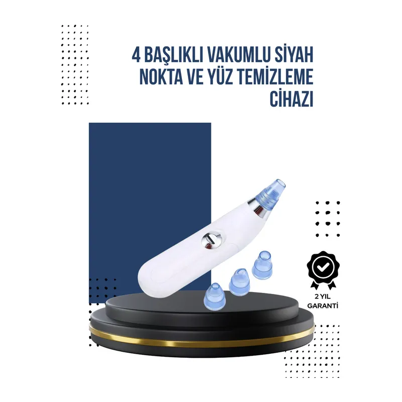 Mikro Kristal Başlıklı Siyah Nokta Temizleme Cihazı – Vakum Gücüyle Gözenek Sıkılaştırıcı