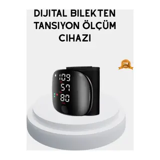Taşınabilir Dijital Tansiyon Aleti – Bilekten Ölçüm, Aritmi Uyarısı ve Risk Göstergesi