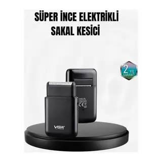 Taşınabilir Elektrikli Tıraş Makinesi USB Şarjlı 5W Motor ve 0.3 mm Hassas Kesim