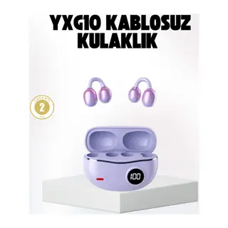 Bluetooth YXG10 Kulak Arkası Tasarım Cilt Dostu Silikon Hafif Yapı