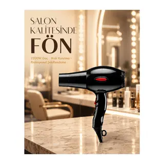 2200W AC Motor Saç Kurutma Makinesi Hafif ve Dayanıklı Tasarımlı