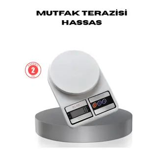 Hassas Dijital Mutfak Tartısı – 1g Doğruluk, LCD Ekran, Otomatik Kapanma