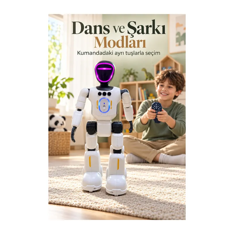 Hareket Sensörlü Robot Oyuncak Elle Yönlendirme Özellikli