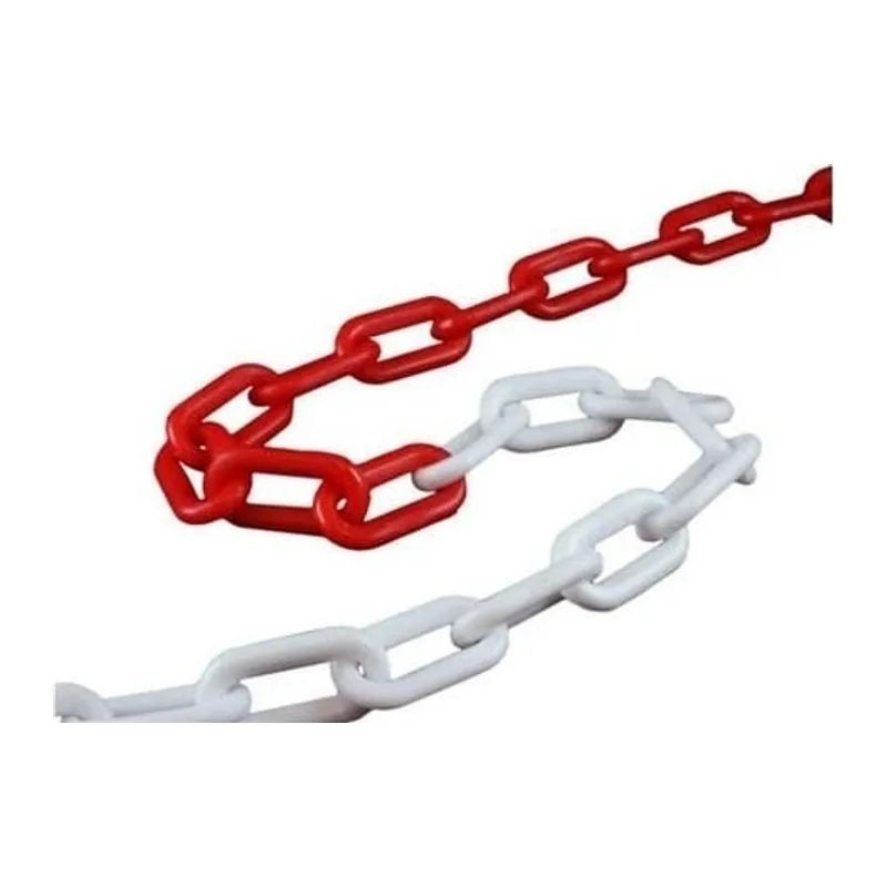 Plastik Zincir Kırmızı Beyaz (5 Metre)