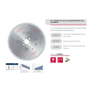 Freud LU5B 0201 250X30X2,8 mm Alümimyum Testere 60 Diş
