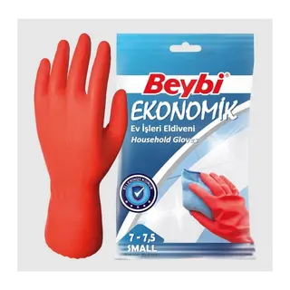 Beybi Ekonomik Lastik Eldiven No: 7 - 7,5