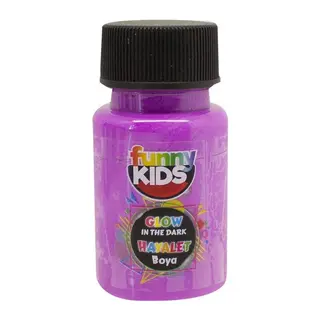 Rich 4486 Mor Funny Kids Glow In The Dark Hayalet Boya 50 cc